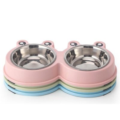 小号青蛙碗 +2PC不锈钢碗 11cm（TZMZ-3003-1）