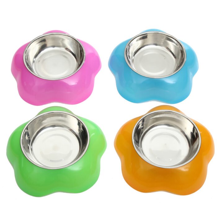 大号透明 花瓣不锈钢碗 21.5*21.5*5.5（TZTT-533 带不锈钢透明碗）