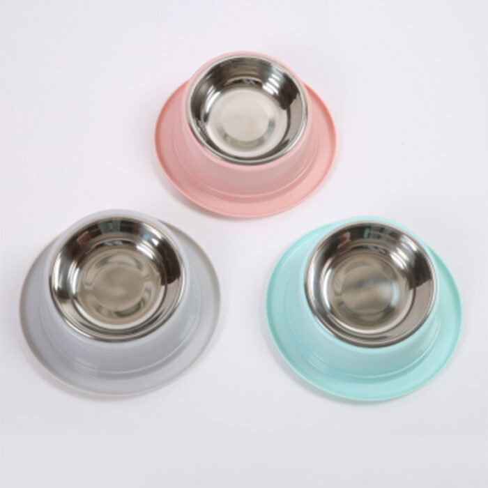 礼帽倾斜狗碗 22.5*9（TZTT-5701 带不锈钢碗）