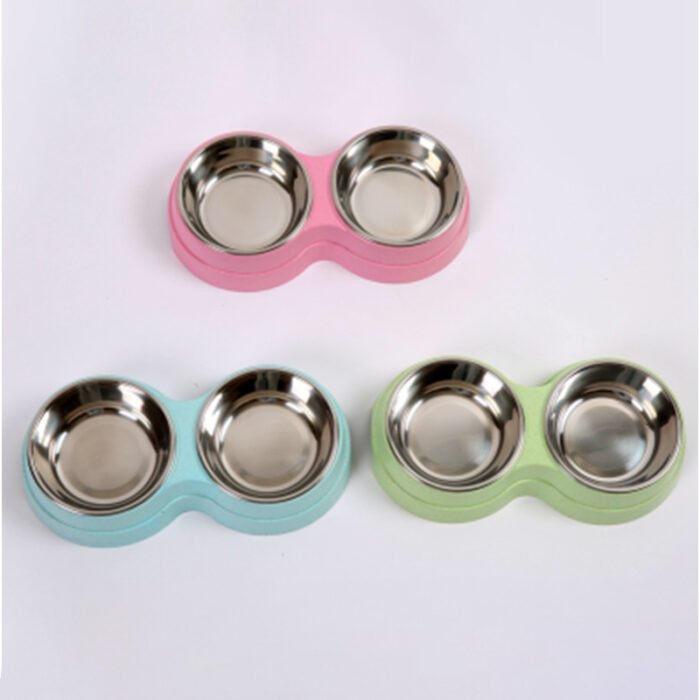 不锈钢双碗 25*13.5*5（TZTT-570 带不锈钢碗）