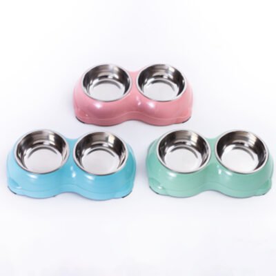 大号不锈钢双碗 33*18.5*6（TZTT-5829 带不锈钢碗）