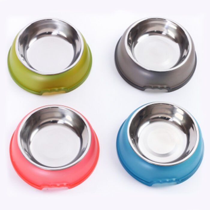 小号透明不锈钢单碗 14*14*5.2（TZTT-5837 带不锈钢透明碗）