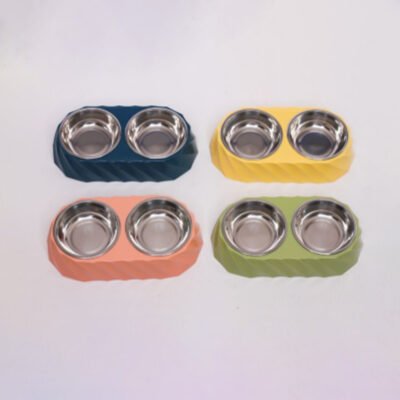 旋风不锈钢双碗 26*14*5（TZTT-5858 带不锈钢双碗）