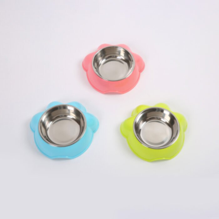 大号不锈钢脚印碗 21*20*6.5（TZTT-5902 带不锈钢碗）