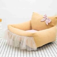 精品泰迪绒高靠背可拆洗沙发窝