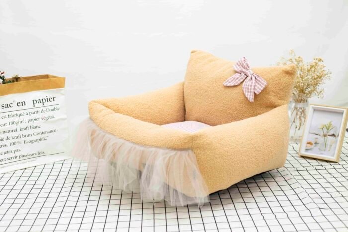 精品泰迪绒高靠背可拆洗沙发窝