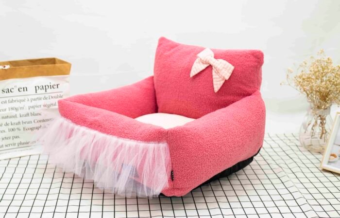 精品泰迪绒高靠背可拆洗沙发窝