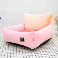 高档纯棉灯芯绒加獭兔高靠背可拆洗沙发窝