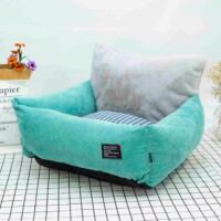 高档纯棉灯芯绒加獭兔高靠背可拆洗沙发窝