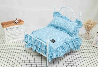 BB W-23BBDW-164_img-01 蓝色海洋可拆洗宠物欧式铁艺床6件套