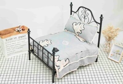 BB W-23BBDW-167_img-01 调皮小熊可拆洗欧式铁艺床6件套