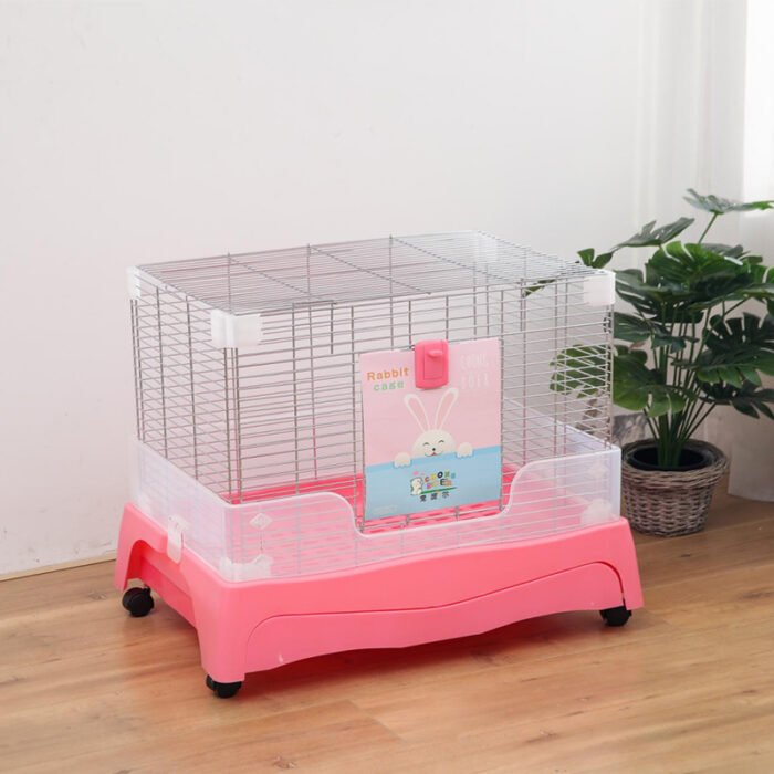 大号豪华抽屉兔笼围栏款76*53*57（BE-T30）