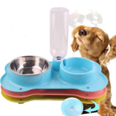 骨头型宠物双碗（DYBG-BG0071）