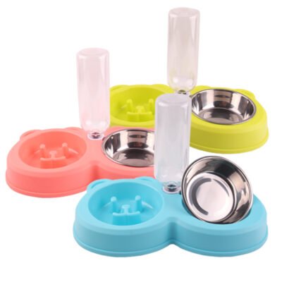 小熊款不锈钢双碗（DYBG-BG0073）