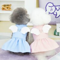 新款宠物衣服天使牵引裙春夏宠物狗狗服装宠物用品