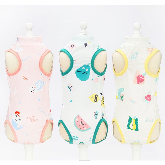 宠物绝育服装防舔亲肤易清洗断奶柔软薄款宠物衣服宠物用品