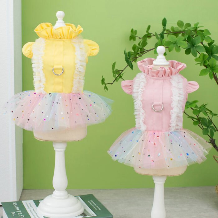 宠物服装泡泡彩纱裙易清洗亲肤透气宠物衣服宠物用品