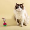 猫猫玩具老鼠型不倒翁牢固易清洗逗猫棒宠物逗猫玩具