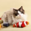 宠物猫猫玩具鱼造型设计牢固耐用磨牙宠物用品