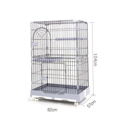 CT-1-2 CT系列猫笼(双/三层,带轮子和吊床)