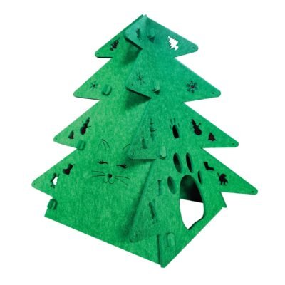 毛毡系列 宠物房子 圣诞树猫爪