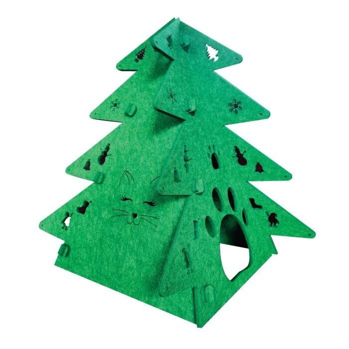 毛毡系列 宠物房子 圣诞树猫爪