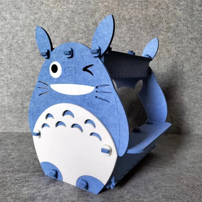毛毡系列 宠物房子 蓝色龙猫