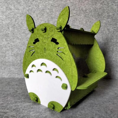 毛毡系列 宠物房子 绿色龙猫