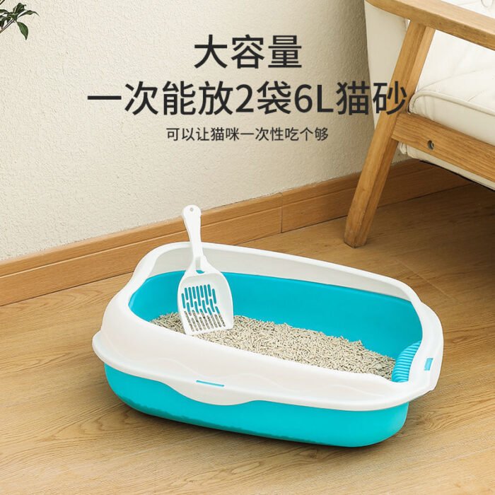 猫咪猫砂盆猫咪猫厕所简约风猫砂盆