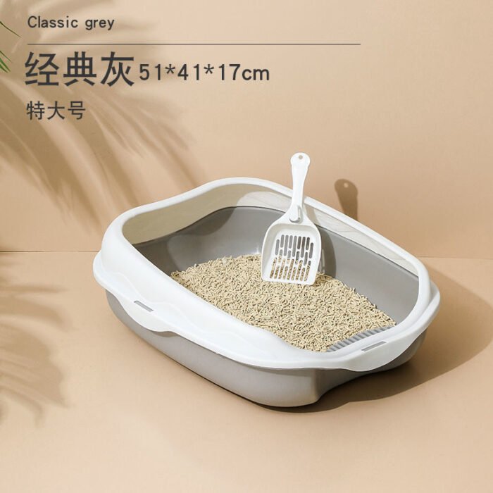 猫咪猫砂盆猫咪猫厕所简约风猫砂盆