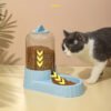 猫咪组合喂食器猫咪喂食喂水器