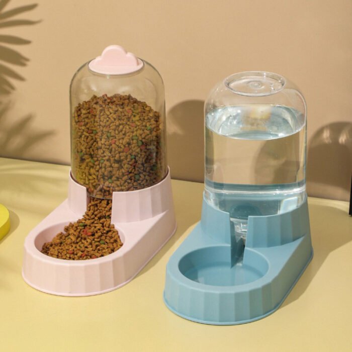 猫咪组合喂食器猫咪喂食喂水器