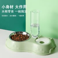 宠物自动续水喂食器猫咪喂食器多功能猫咪喝水喂食器防打翻食碗