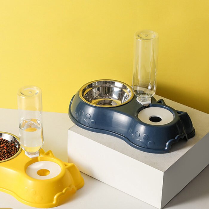 宠物自动续水喂食器猫咪喂食器多功能猫咪喝水喂食器防打翻食碗