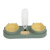 猫咪喂食碗双猫咪食具喂食器喂水防打翻食碗食盆水碗
