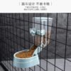 宠物自助喂食器饮水器防打翻易清洗牢固自助方便防黑下巴宠物自助