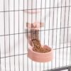 宠物自助喂食器饮水器防打翻易清洗牢固自助方便防黑下巴宠物自助
