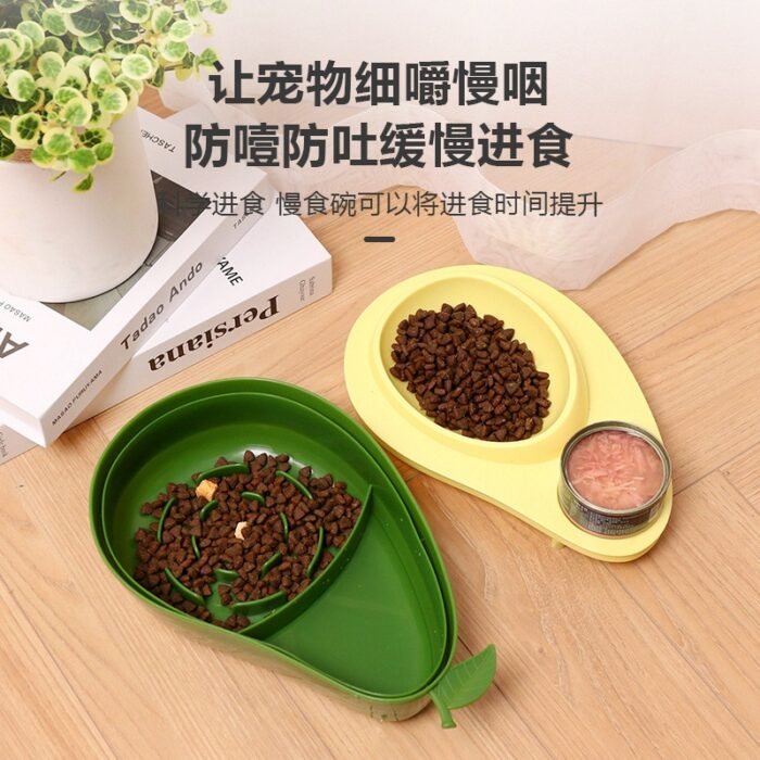 狗狗中小型犬宠物牛油果碗方便易清洁防倾倒耐用牢固宠物用品
