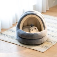 蒙古包猫窝四季通用封闭式网红宠物屋猫别墅猫舍猫床 猫咪用品