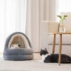 蒙古包猫窝四季通用封闭式网红宠物屋猫别墅猫舍猫床 猫咪用品