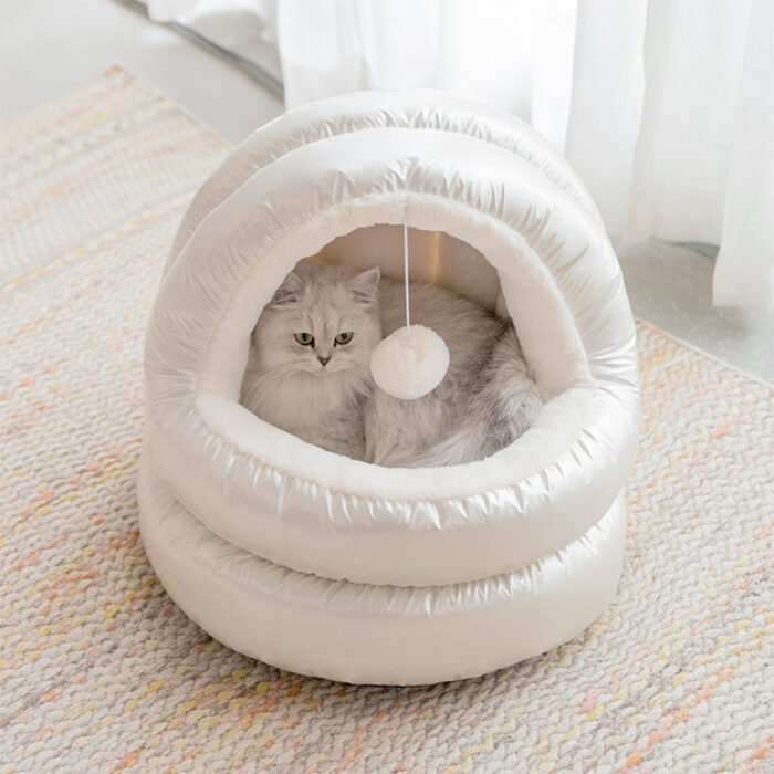 蒙古包猫窝四季通用封闭式网红宠物屋猫别墅猫舍猫床 猫咪用品