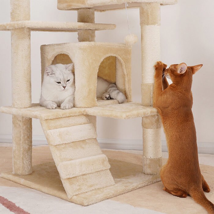 空中楼阁猫咪猫爬架仿真树干猫抓树架猫窝猫咪跳跃玩具