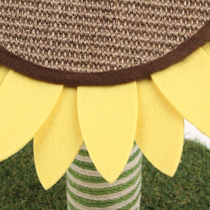 向日葵猫抓板猫咪玩具猫抓板柱立式磨爪器自嗨解闷玩具用品