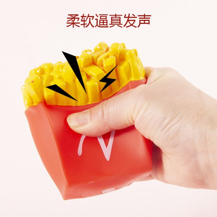 宠物玩具薯条耐咬发声玩具狗玩具洁齿磨牙狗玩具