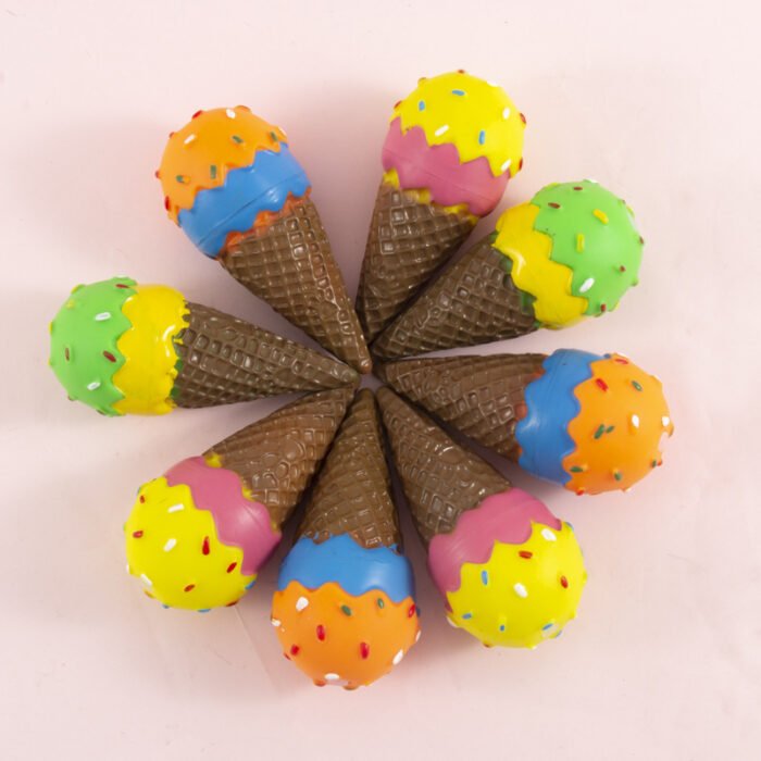 仿真冰淇淋发声啃咬狗狗玩具狗训练玩具