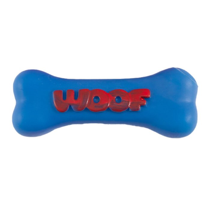 宠物玩具狗骨头搪胶骨头发声玩具耐咬耐磨磨牙洁齿互动训练玩具