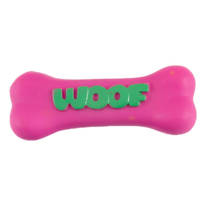 宠物玩具狗骨头搪胶骨头发声玩具耐咬耐磨磨牙洁齿互动训练玩具