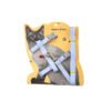 猫咪牵引宠物牵引绳猫咪工字背牵引绳薄纱胸背