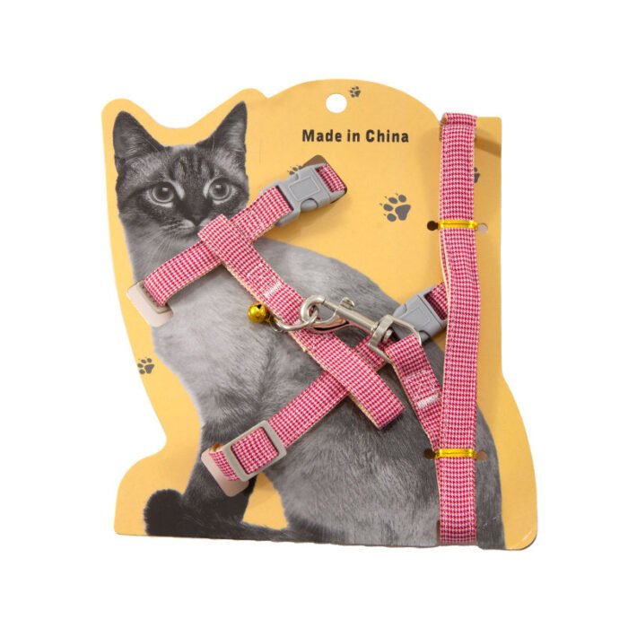 宠物用品胸带易清洗耐用牢固亲肤带有小铃铛方便寻找宠物胸背宠物