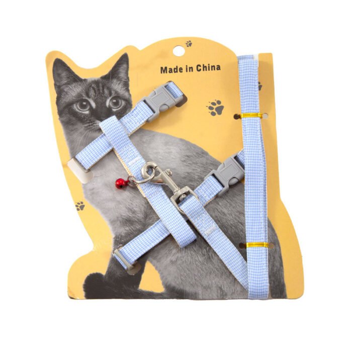 宠物用品胸带易清洗耐用牢固亲肤带有小铃铛方便寻找宠物胸背宠物